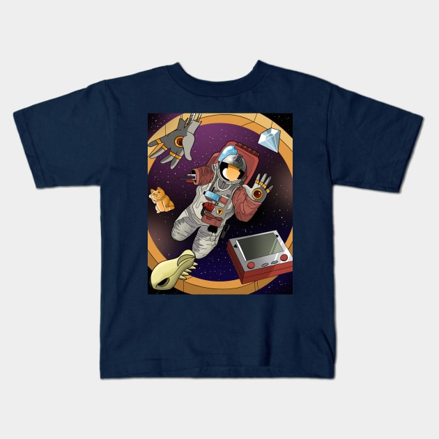 Astro Void Kids T-Shirt by AdamsAtrocityCrate